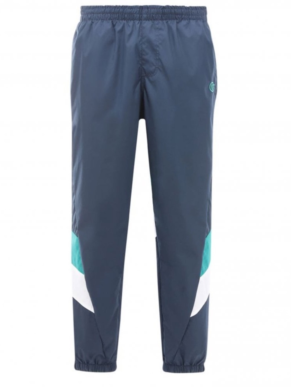 Vans Navy windbreaker Pants with Teal & White Panels